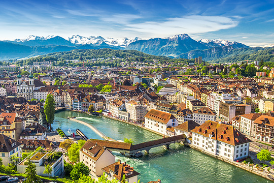 Alpine Backdrops of Lake Lucerne